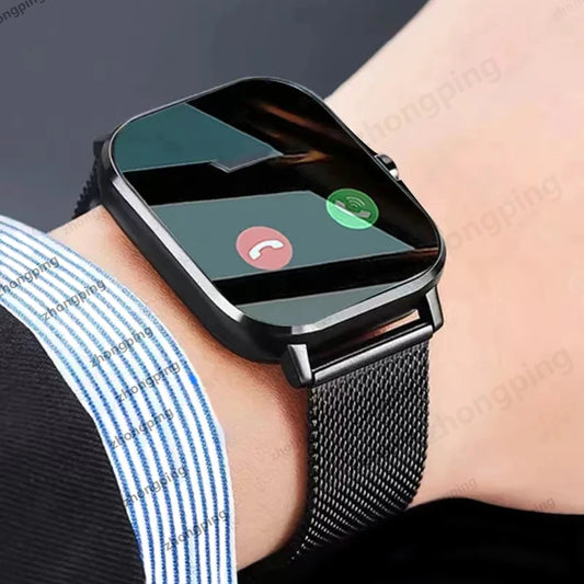 2023 New Bluetooth Answer Call Smart Watch Men Touch Call Fitness