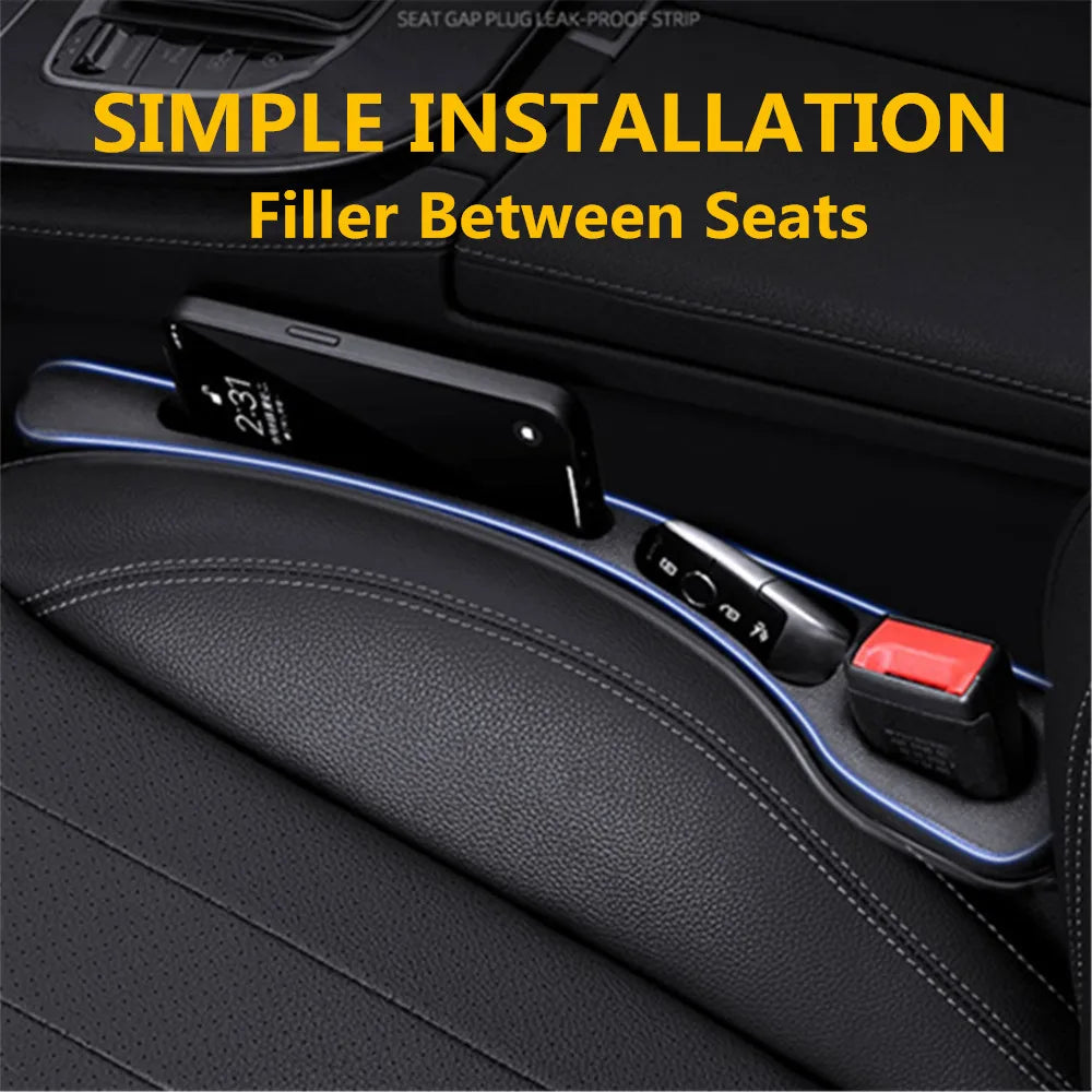 2X Car Seat Gap Filler Between Seats Crevice Interior Decoration Auto