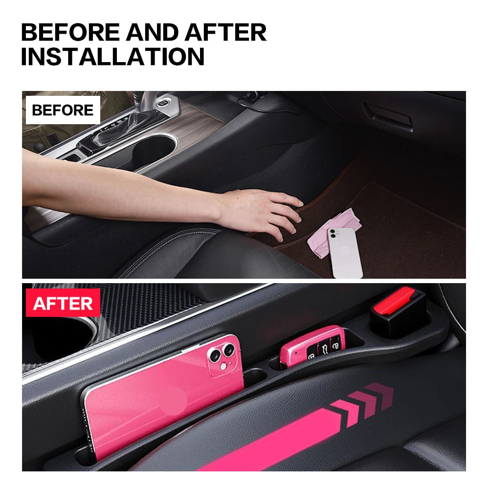 2X Car Seat Gap Filler Between Seats Crevice Interior Decoration Auto