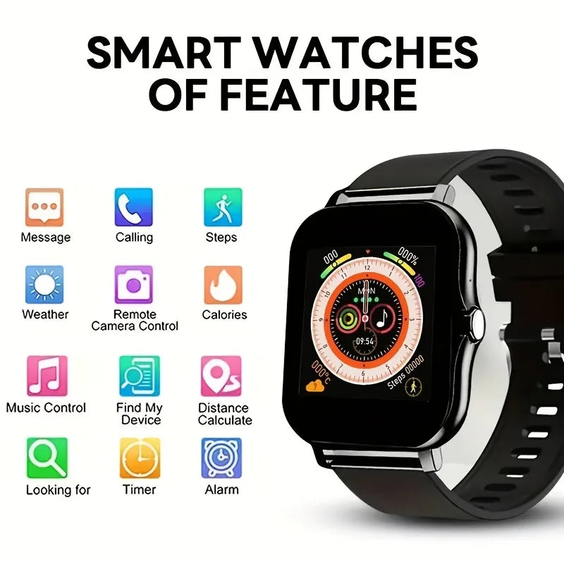 2023 New Bluetooth Answer Call Smart Watch Men Touch Call Fitness