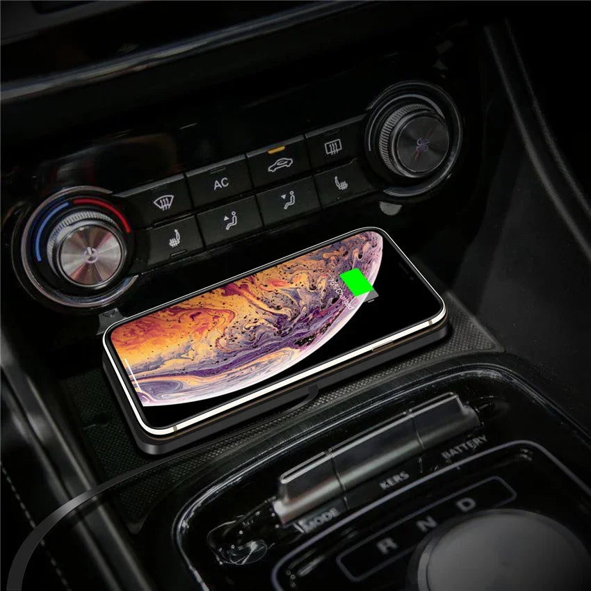 120W Wireless Charger Car Silicone Pad Stand For iPhone 14 13 12