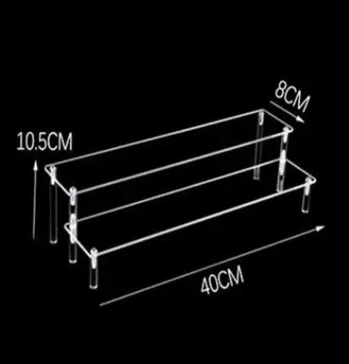 1-4 Tier Acrylic Display Stand Durable Display Rack For Cupcake