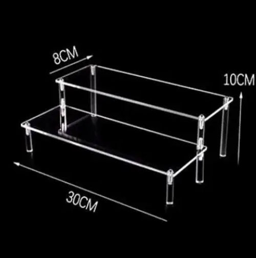 1-4 Tier Acrylic Display Stand Durable Display Rack For Cupcake